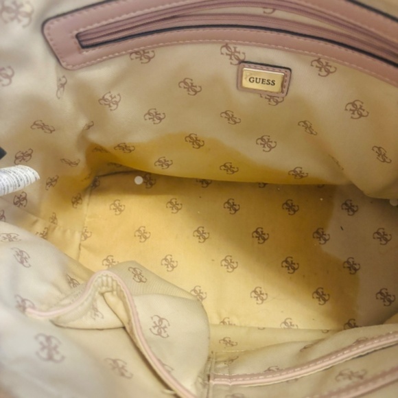 Guess Original Floral Cream Tote and Wallet Vegan Leather Unique Find - Picture 5 of 15